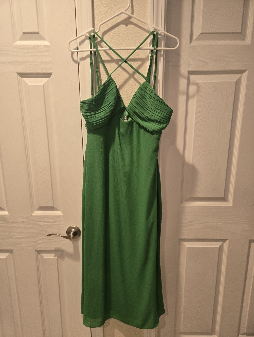 2Bella Green Strappy Midi Dress - Women's Elegant Summer Dress